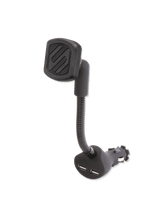 Scosche MAGC242 Magnetic Power Socket Mount With 2 USB Charging Port